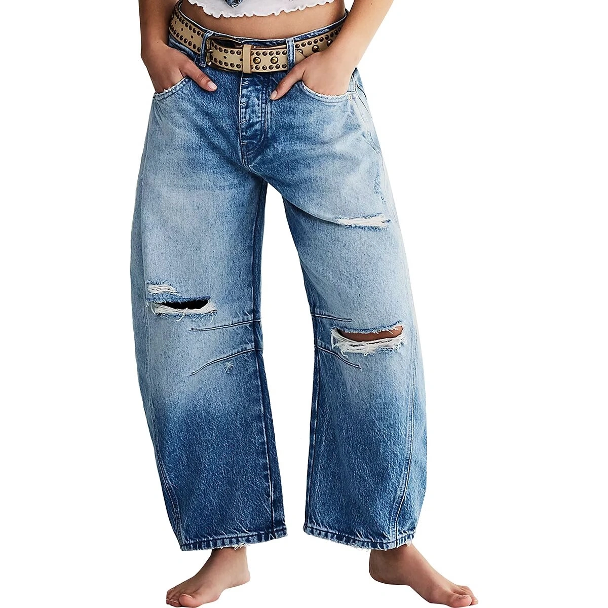 Good Luck Mid Rise Barrel Pant - Women's