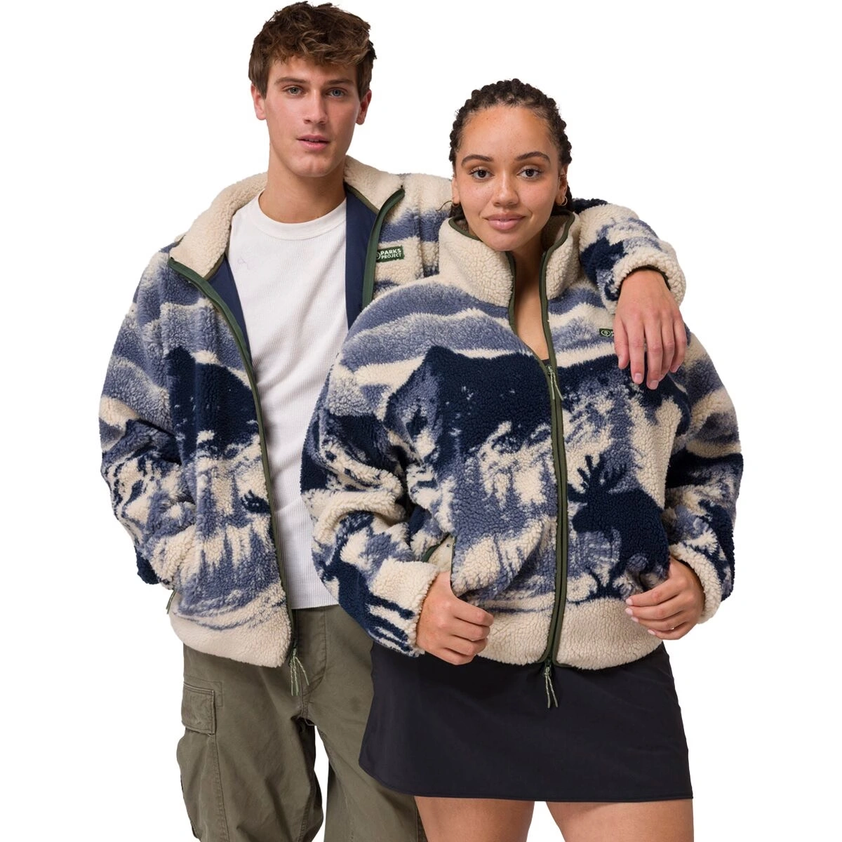 Acadia Moose Full-Zip High Pile Fleece