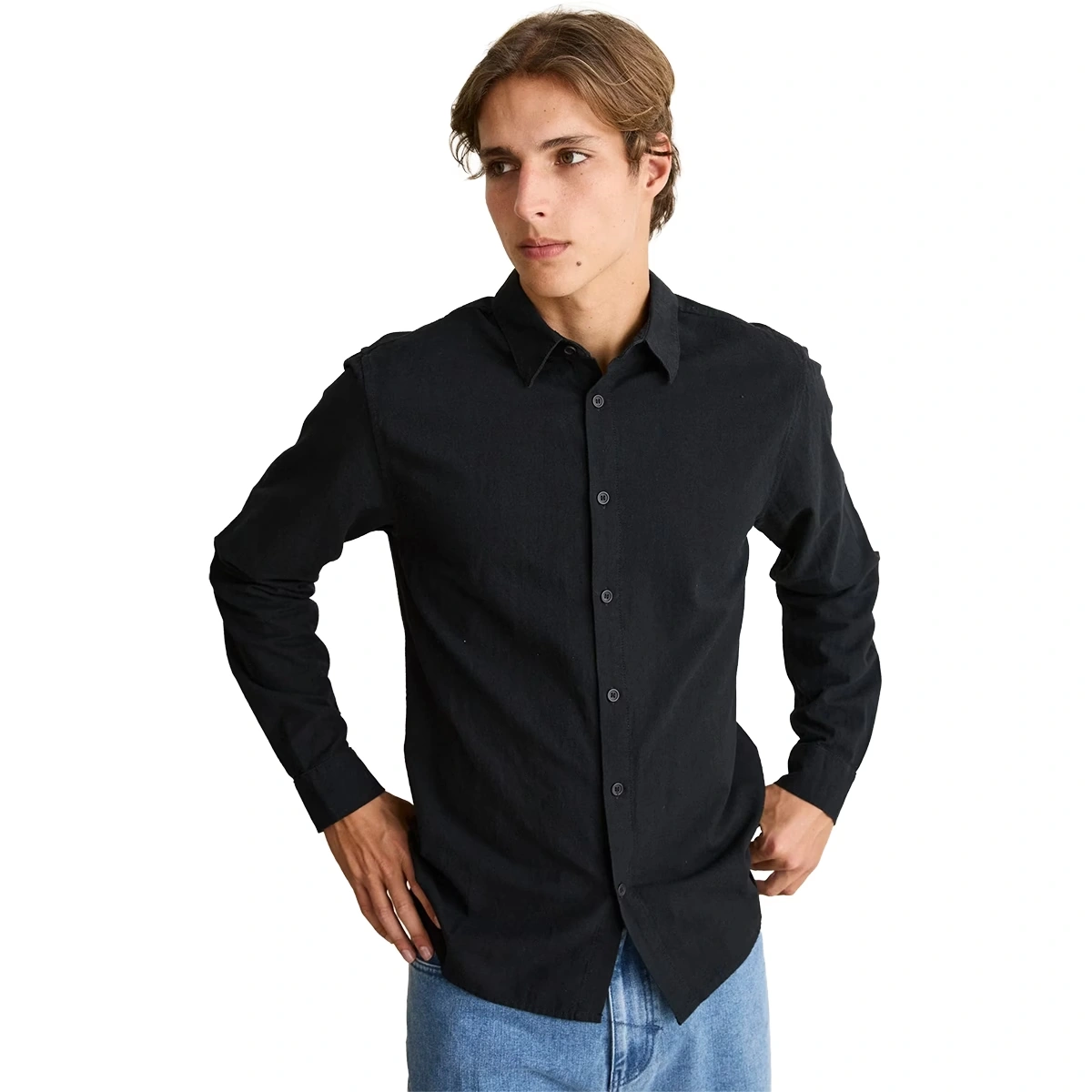 Classic Linen Long-Sleeve Shirt - Men's 2 Classic Linen Long-Sleeve Shirt - Men's