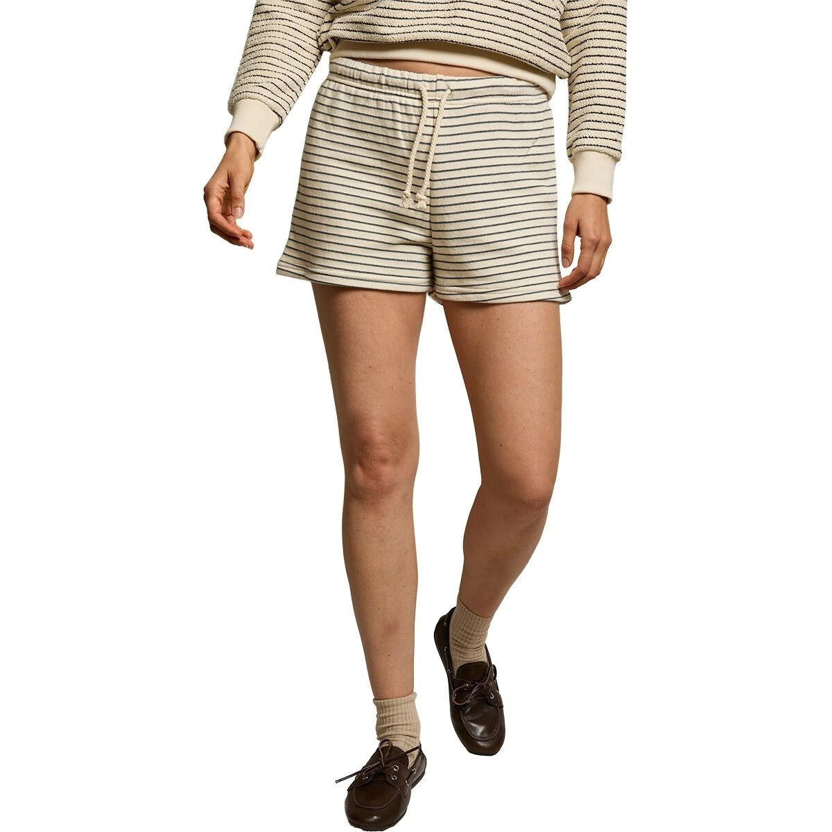 Bennie French Terry Striped Short - Women's