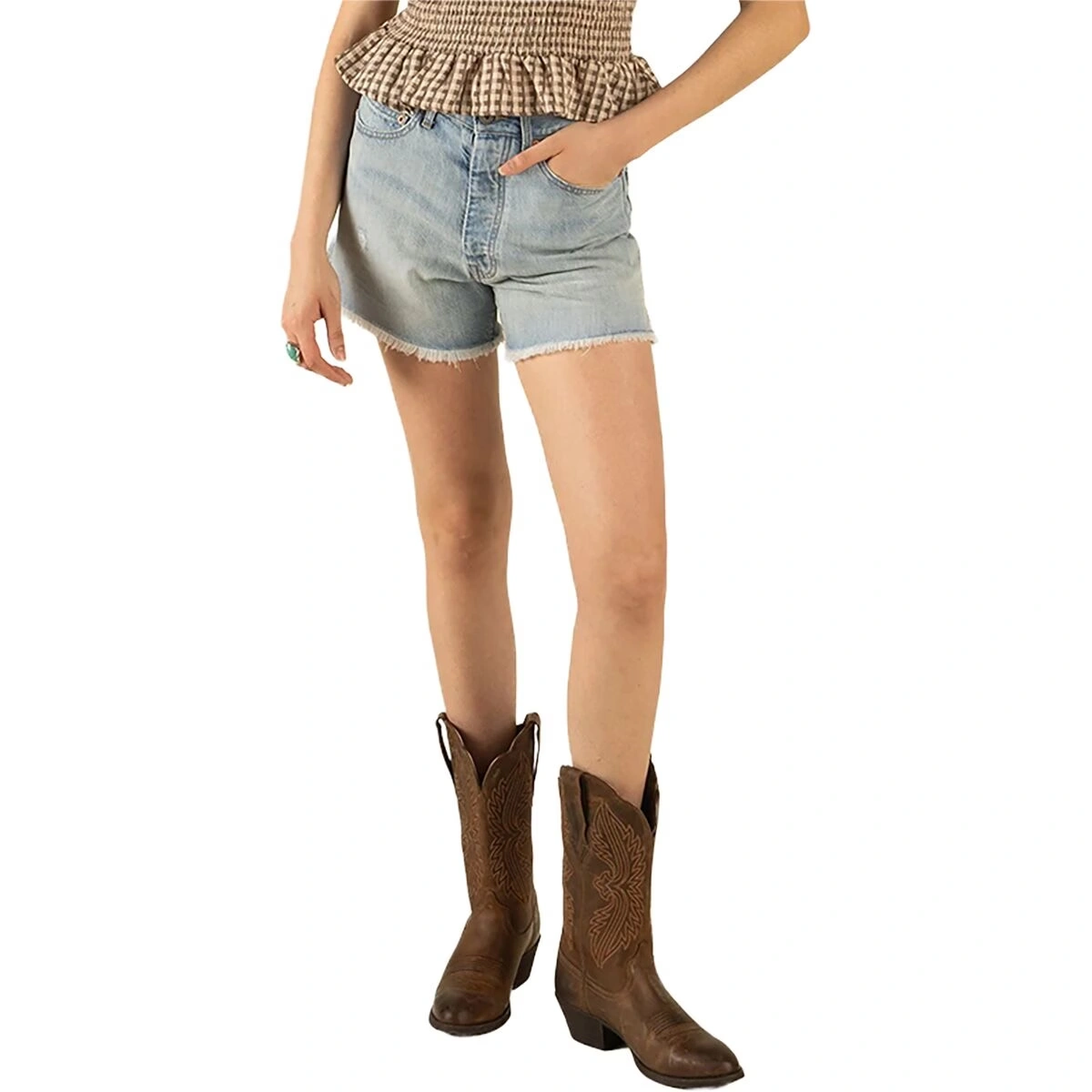 Junia Low Waist Denim Short - Women's