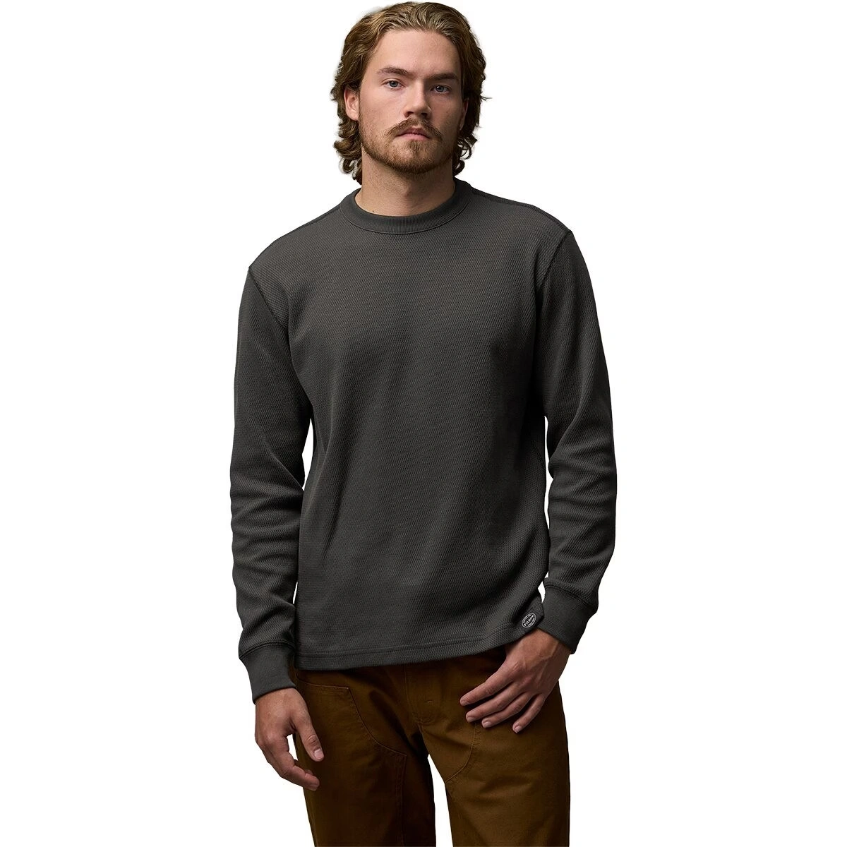 Waffle Knit Thermal Crewneck Top - Men's 2 Waffle Knit Thermal Crewneck Top - Men's
