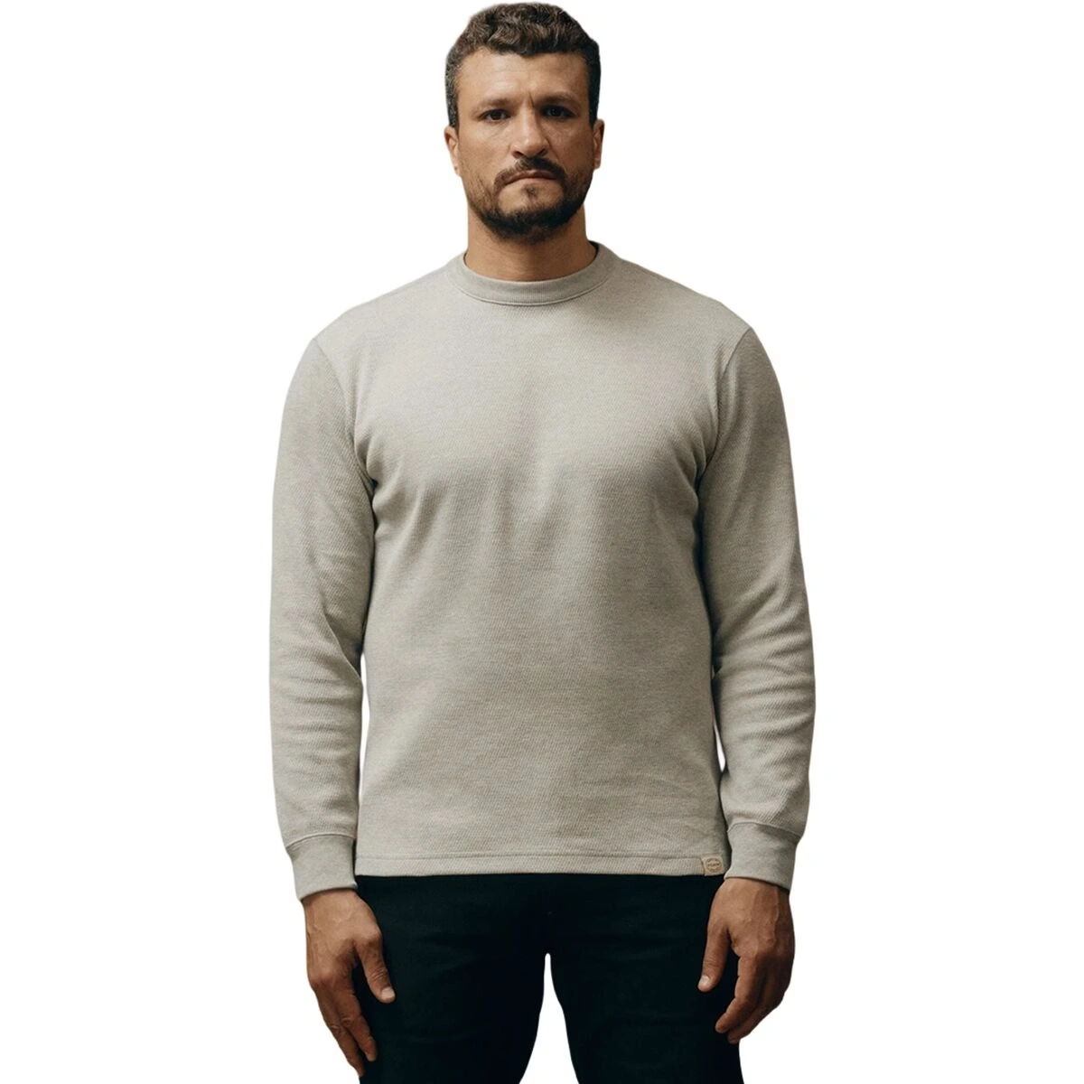 Waffle Knit Thermal Crewneck Top - Men's 3 Waffle Knit Thermal Crewneck Top - Men's