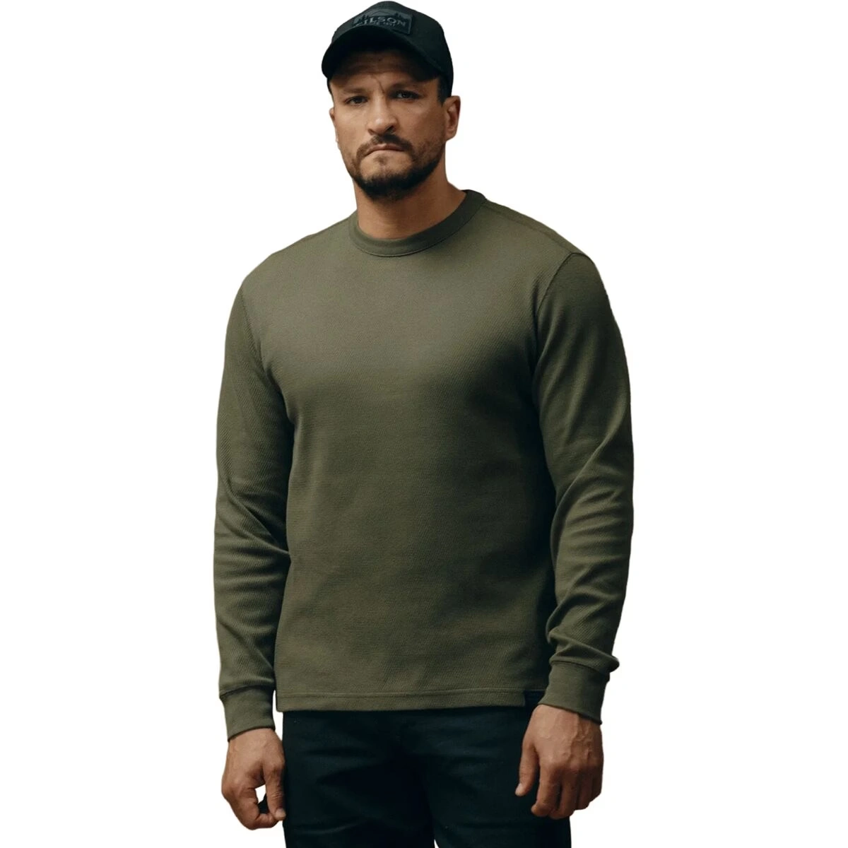 Waffle Knit Thermal Crewneck Top - Men's 4 Waffle Knit Thermal Crewneck Top - Men's